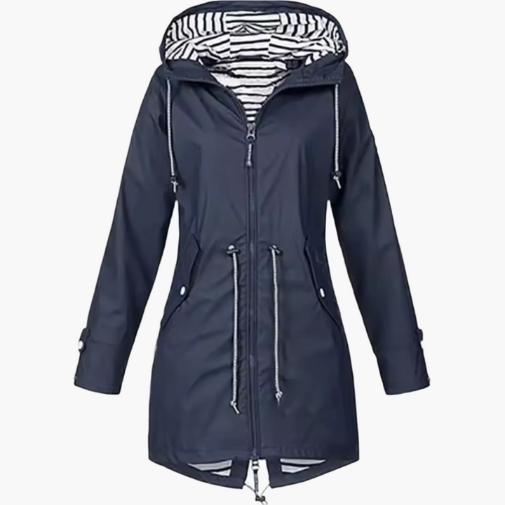 Lune London | Windproof Outdoor Rain Jacket with Hood - Waterproof Transition Jacket for Leisure and Travel