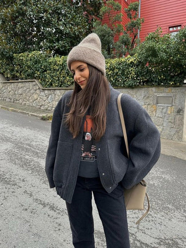 Amarae | Faux Fur Fleece Autumn Jacket