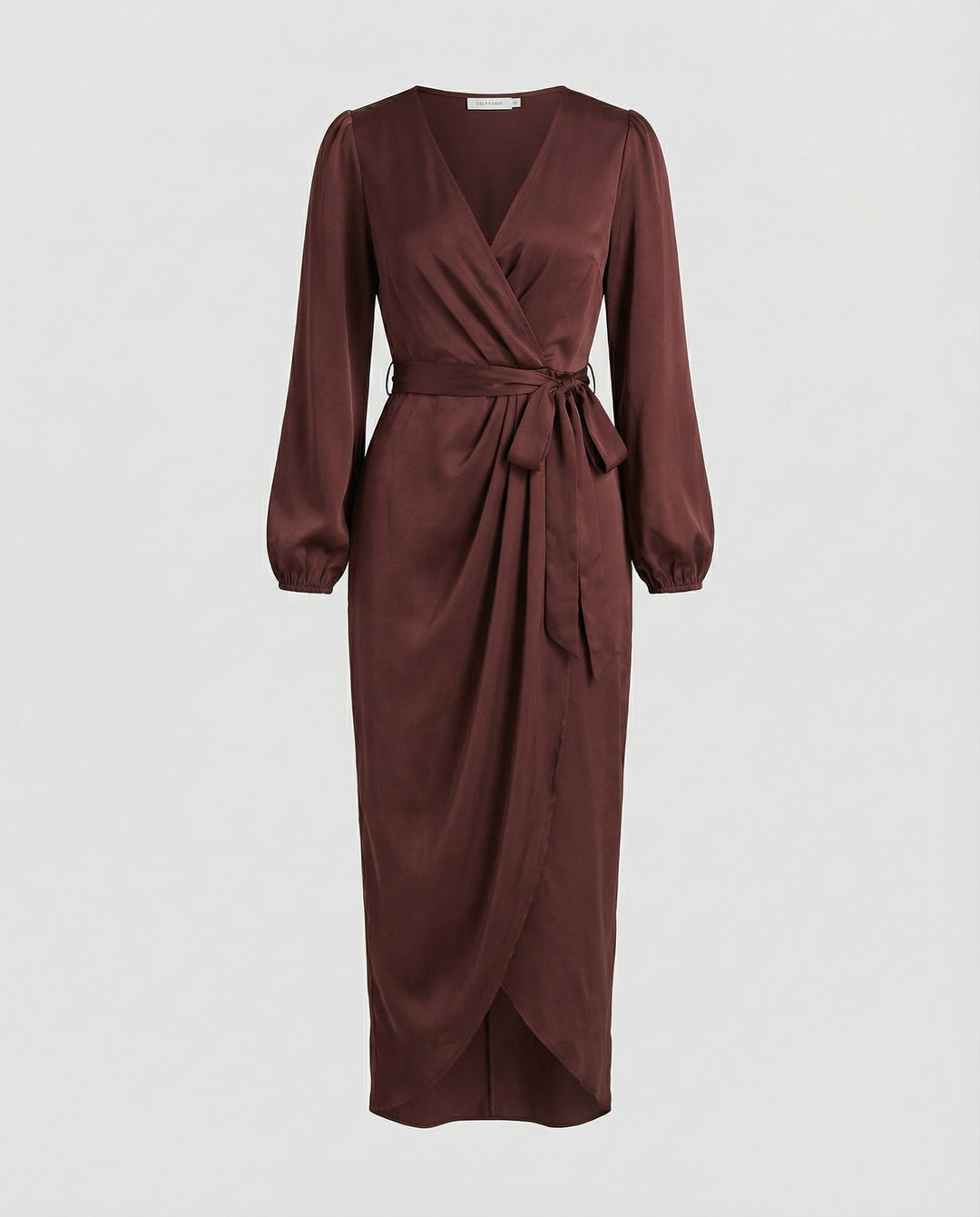 Elegant Wrap Dress Women Midi | Heidi Fashion