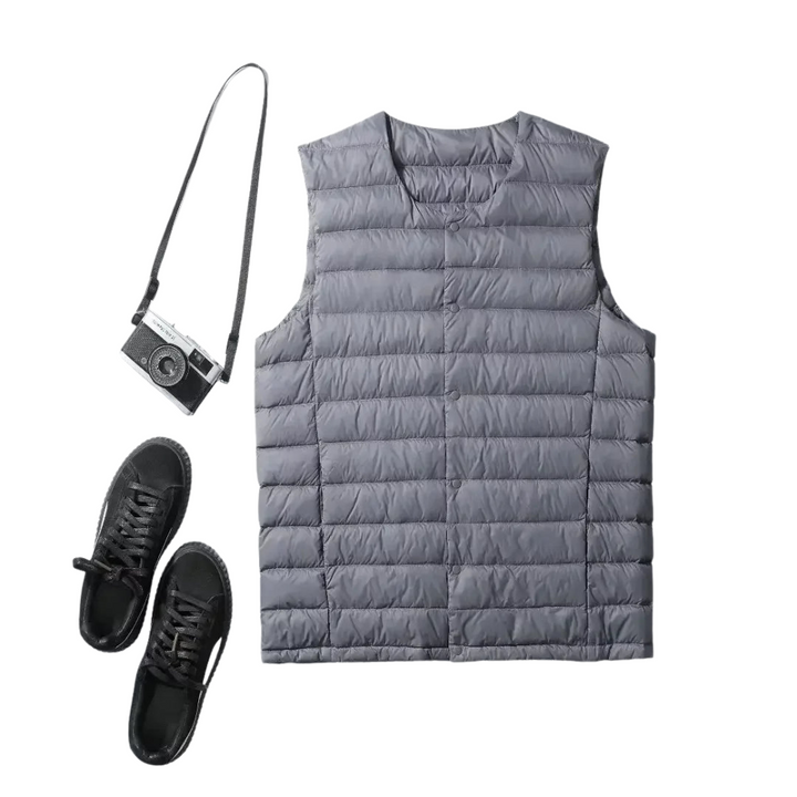 Amarae | Ultralight and warm sleeveless down vest for men - Autumn/Winter