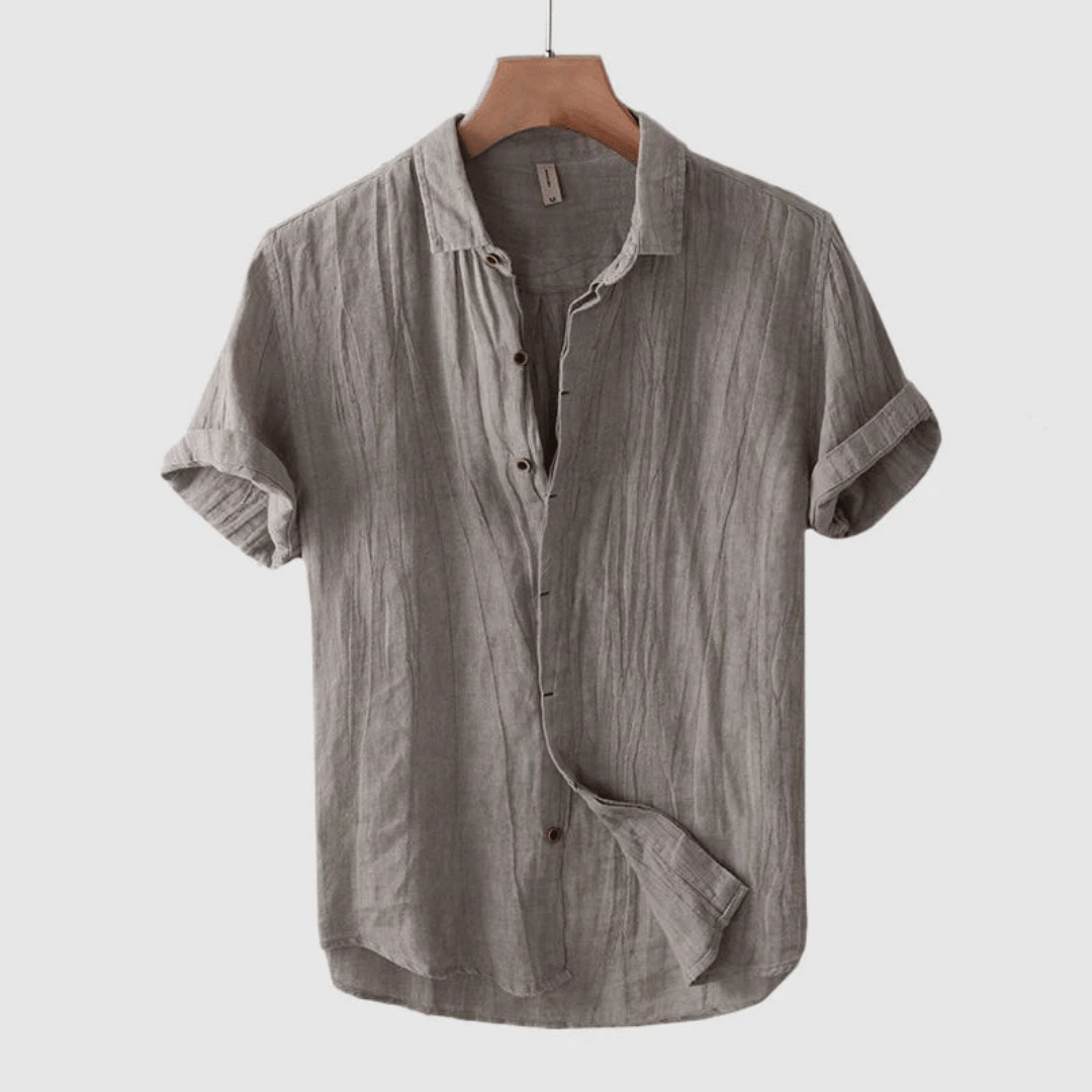 Amarae | Short Sleeve Linen Shirt
