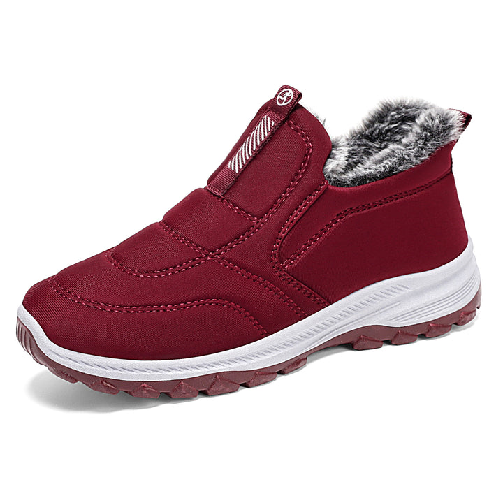 Padded men's winter boots, warm and comfortable