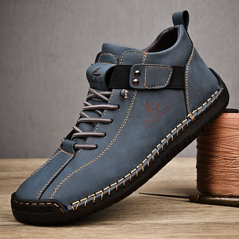 Light men's casual boots, breathable