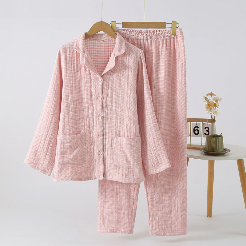 Cotton pajamas, 4-layer, for couples