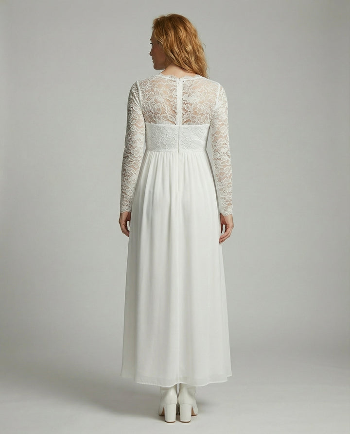 Elegant lace maxi dress for pregnant women | Heidi Fashion