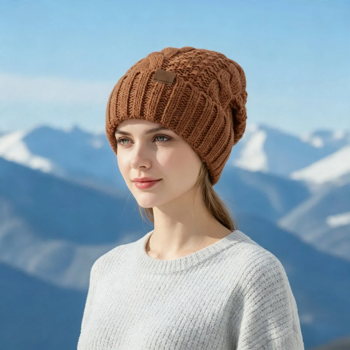 Winter Set: Knit beanie and scarf