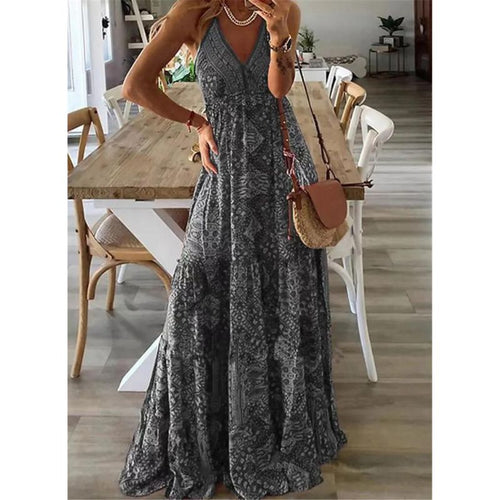 Amarae | printed summer maxi dress