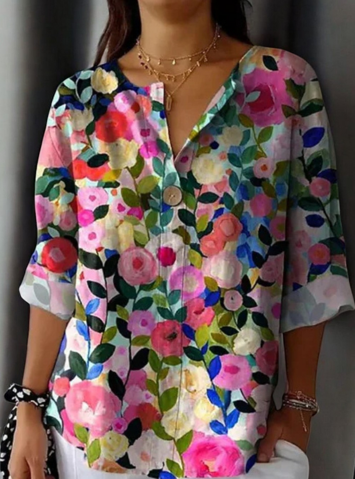Amarae | Elegant Flower Blouse