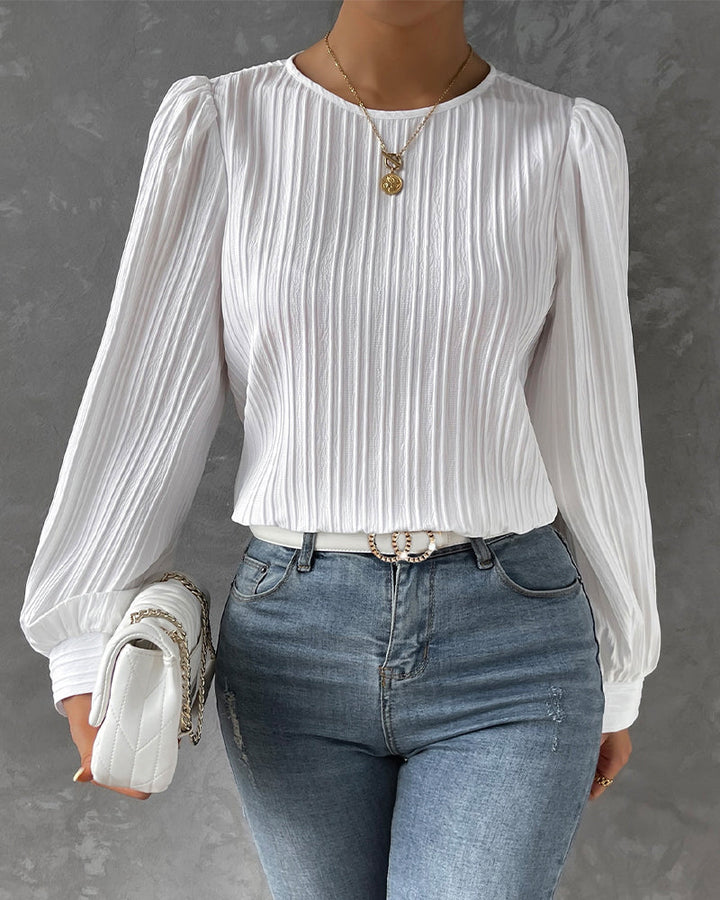 Lune London | Elegant Shirt with Round Neckline