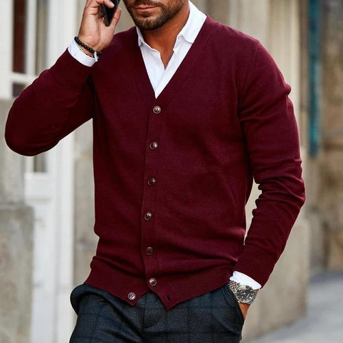 Jacket - Casual cardigan for men