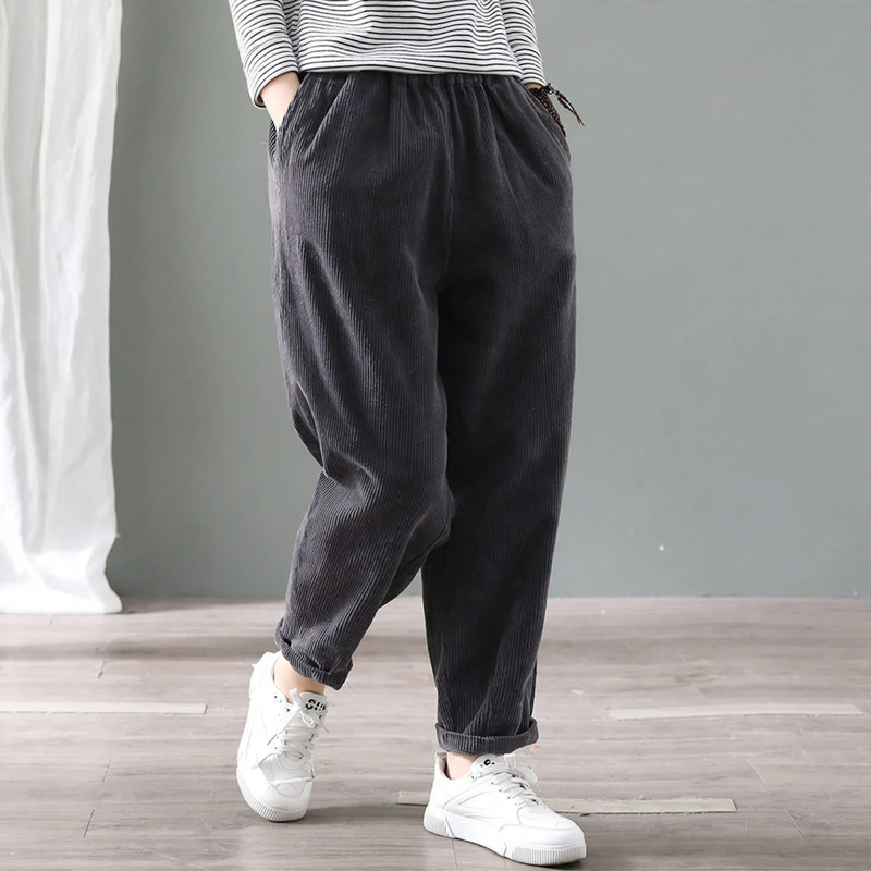 Kord-Harem pants for women