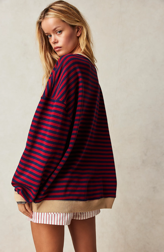 Amarae | Striped Oversized Sweater