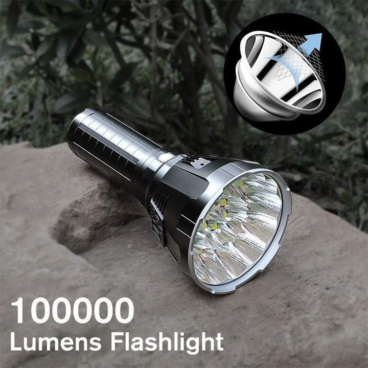 Lune London | High power LED flashlight 30000-5000 Lumens, waterproof