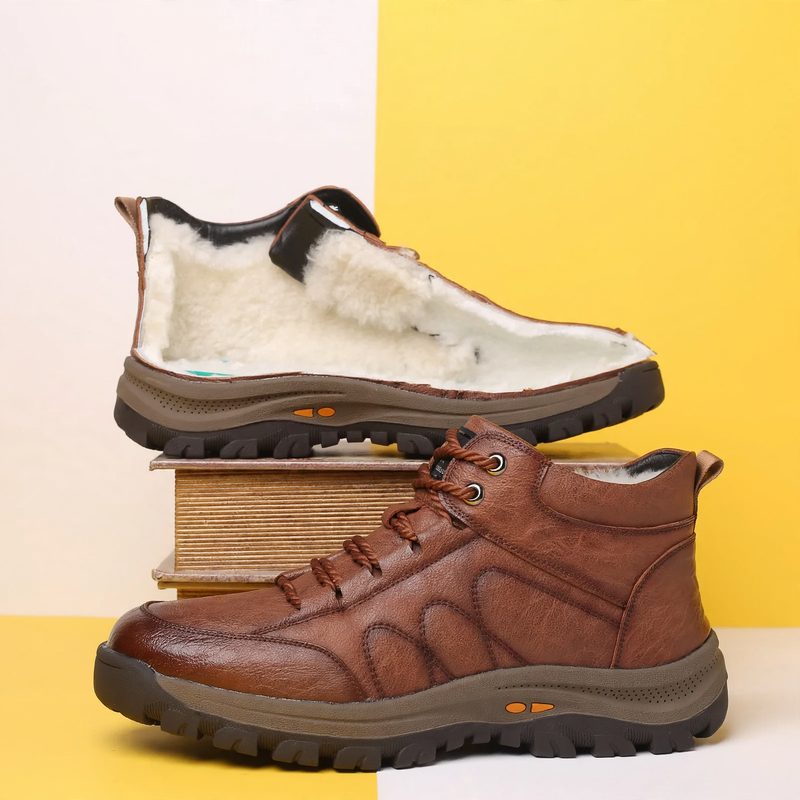 Men's outdoor boots, insulated, non-slip