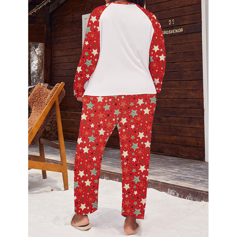 Women's Pajama Set with Long Sleeve, Plus Size