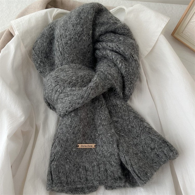 Alpaca wool scarf, 163 cm