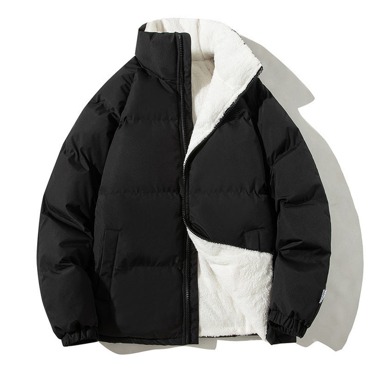 Men's winter jacket, short, padded and warm