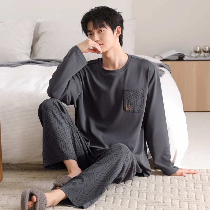 Men's Pajama Set, Cotton, Plus Sizes