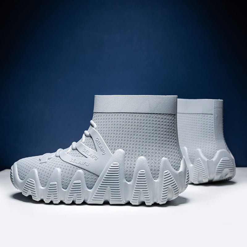 Waterproof men's boots, PVC, lined
