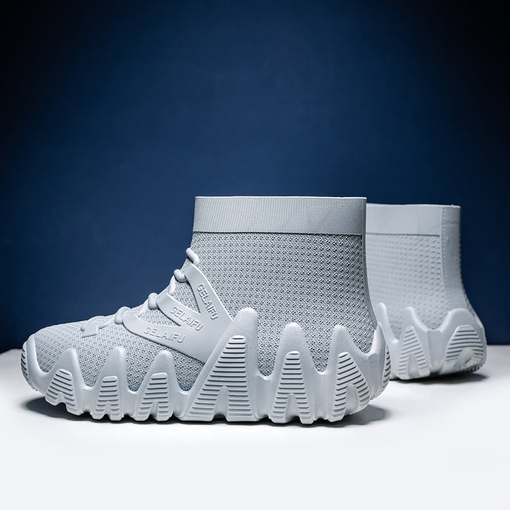 Waterproof men's boots, PVC, lined