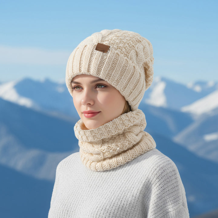 Winter Set: Knit beanie and scarf