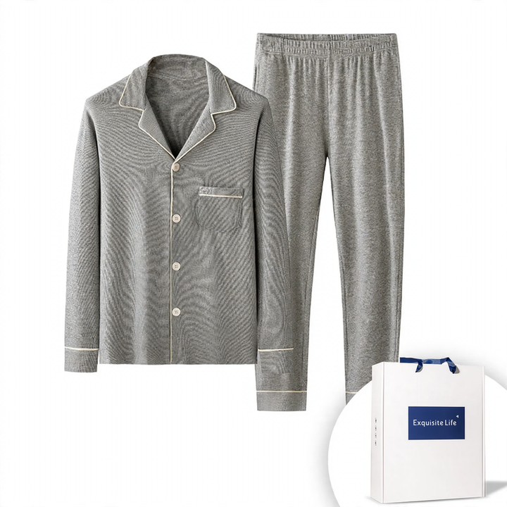 Luxurious men's tracksuit set, lined