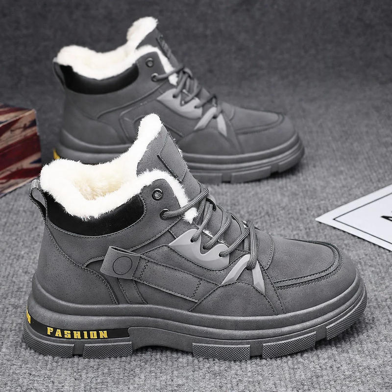 Men's winter boots, insulated, non-slip, durable