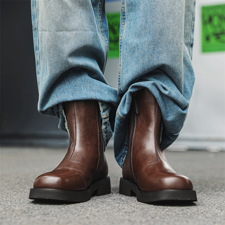 Men's Chelsea Boots, square toe, model 66630-J