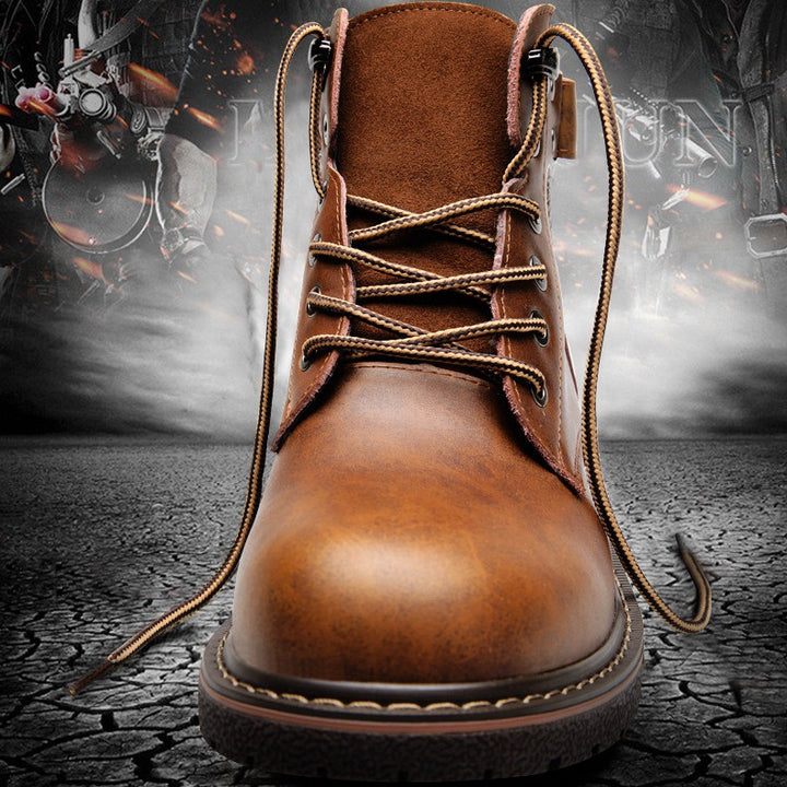 Men's Martin boots, lined, English design