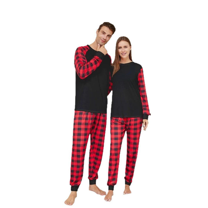 Christmas pajama set for the whole family, checkered