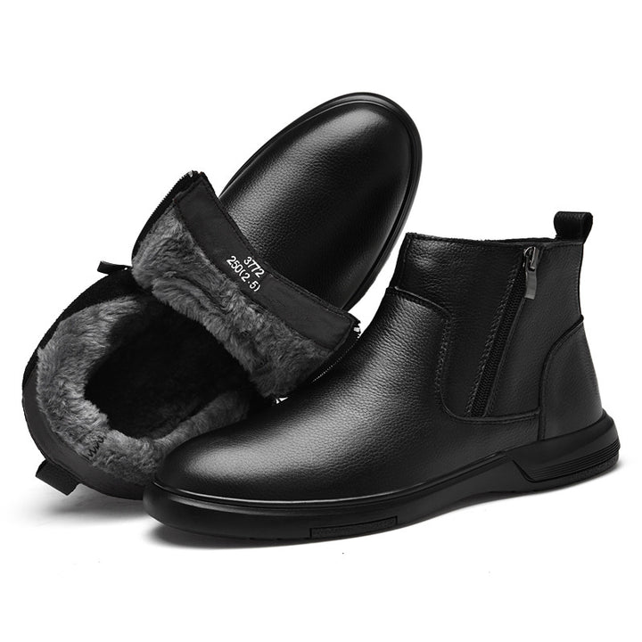 Men's Chelsea boots made of cowhide, lined