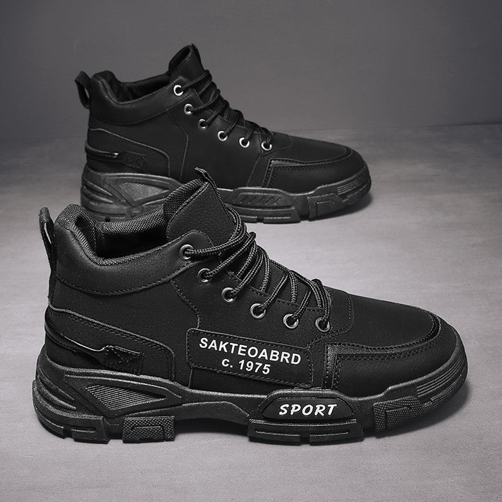 Men's Martin boots, ankle-high, lined