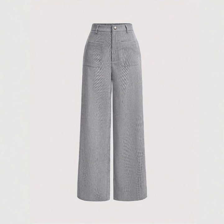 Kord pants with straight cut