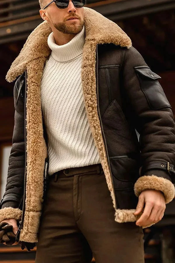 Amarae | Men's Camel Stylish Flying Jacket