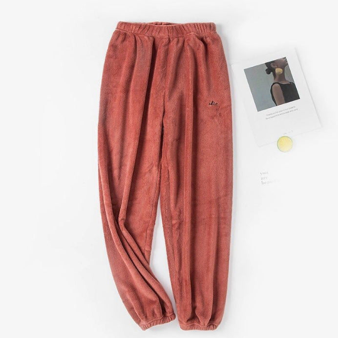 Women's house and sleep pants, lined, winter