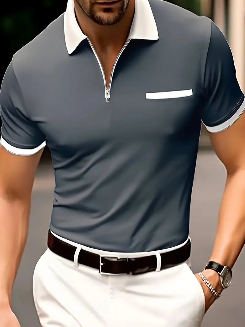 Amarae | Breathable Golf Shirt in Regular Fit for Men