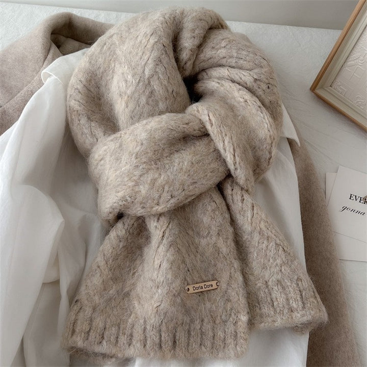 Alpaca wool scarf, 163 cm