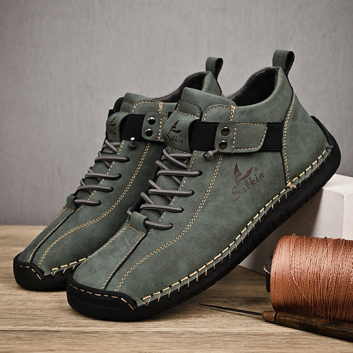Light men's casual boots, breathable