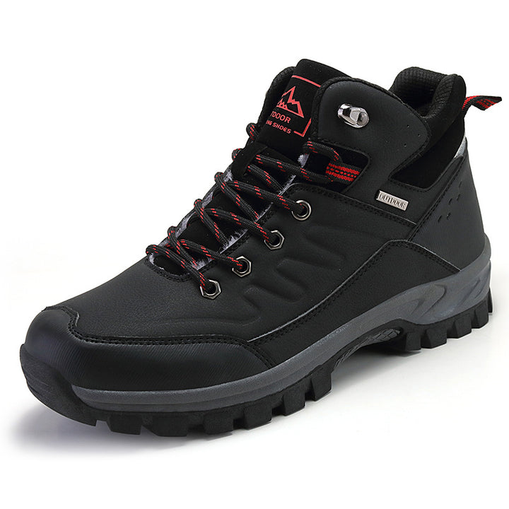 Insulated outdoor winter boots, non-slip and lightweight