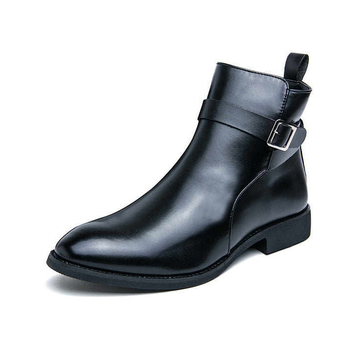 Men's ankle boots with zipper