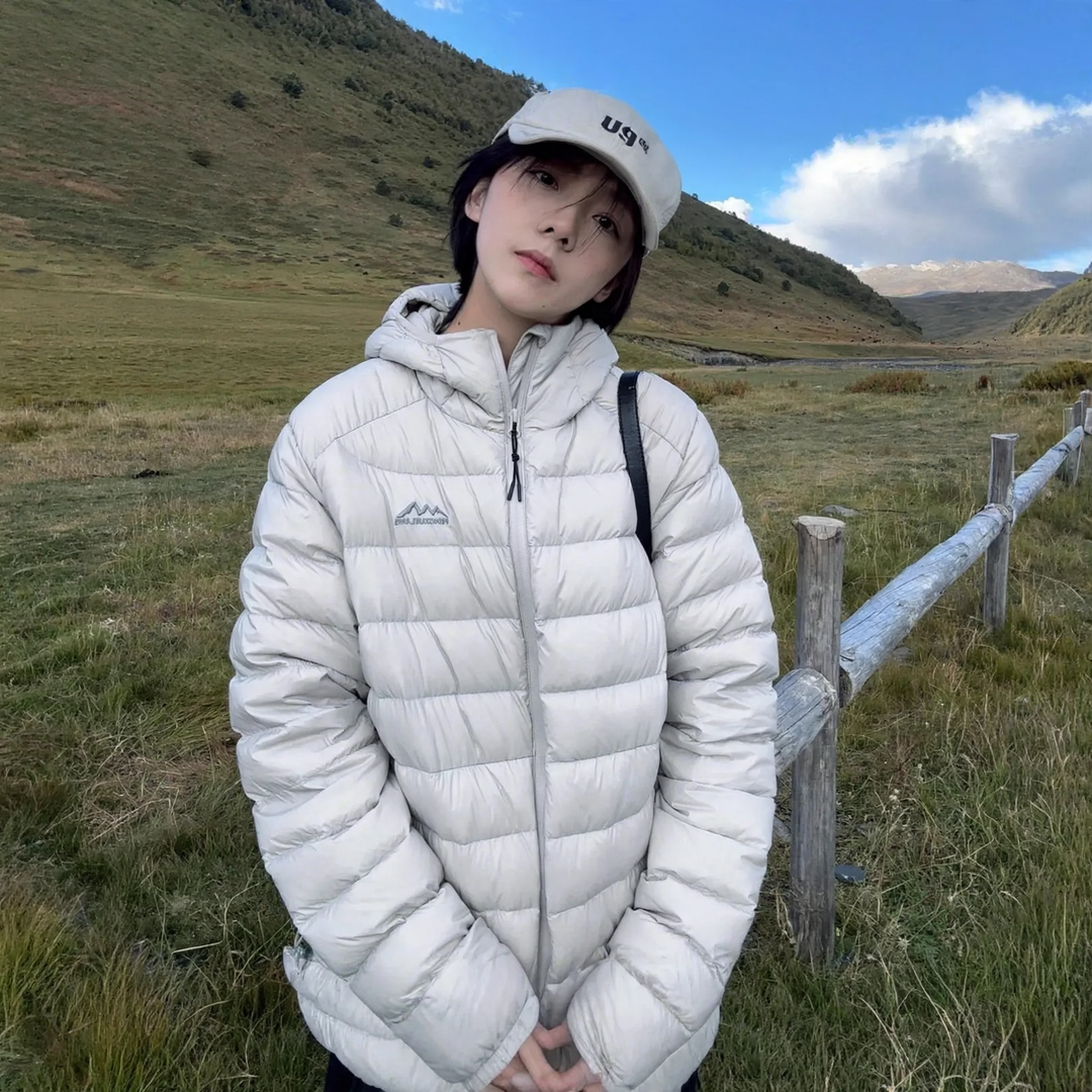 Light down jacket for women and men