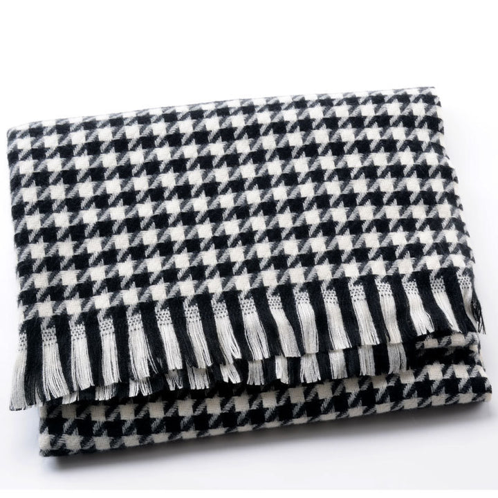 Checked scarf, 200 cm, warming