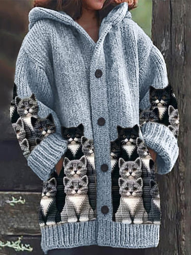 Amarae | Surreal Cat Cardigan