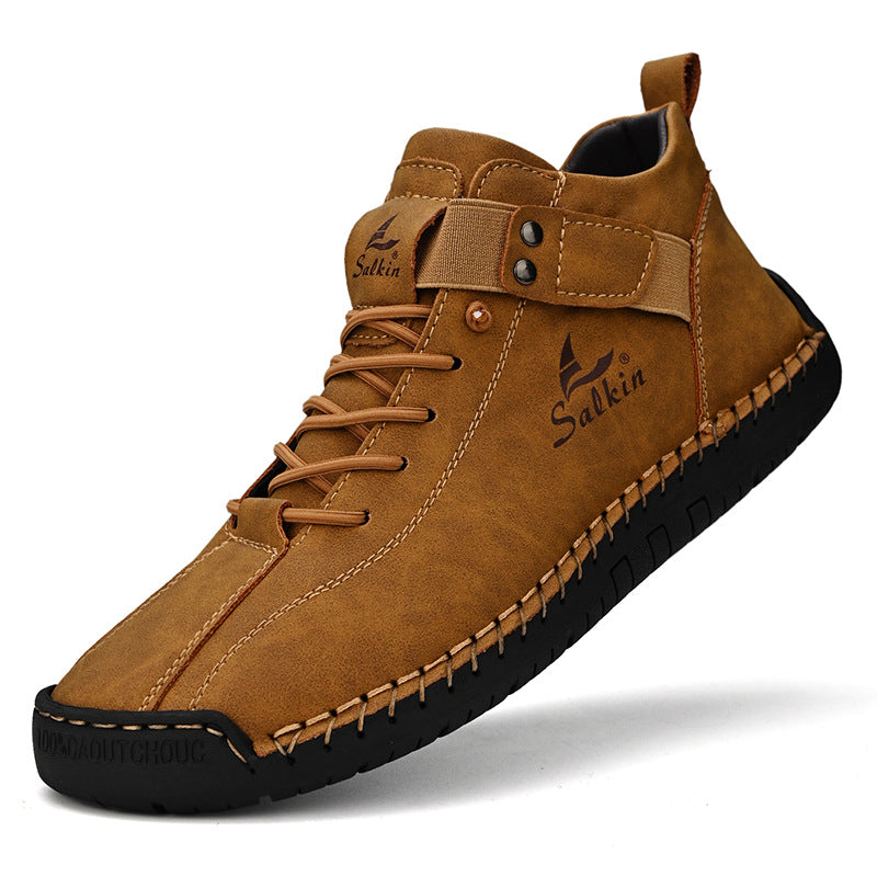 Light men's casual boots, breathable