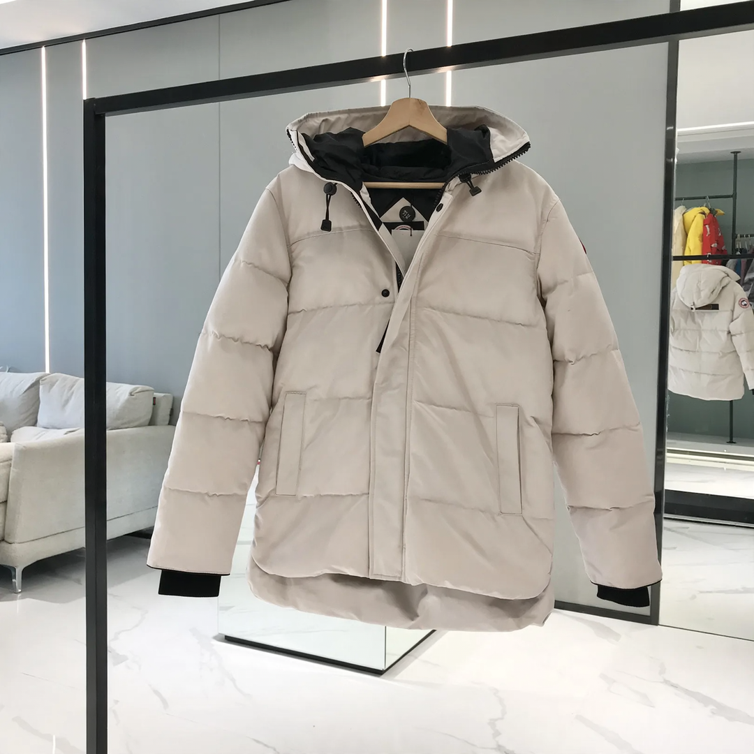 Winter down jacket for women and men, warm lined