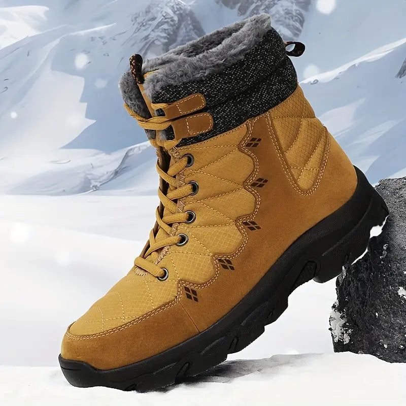 Men's winter boots with platform sole, 2026