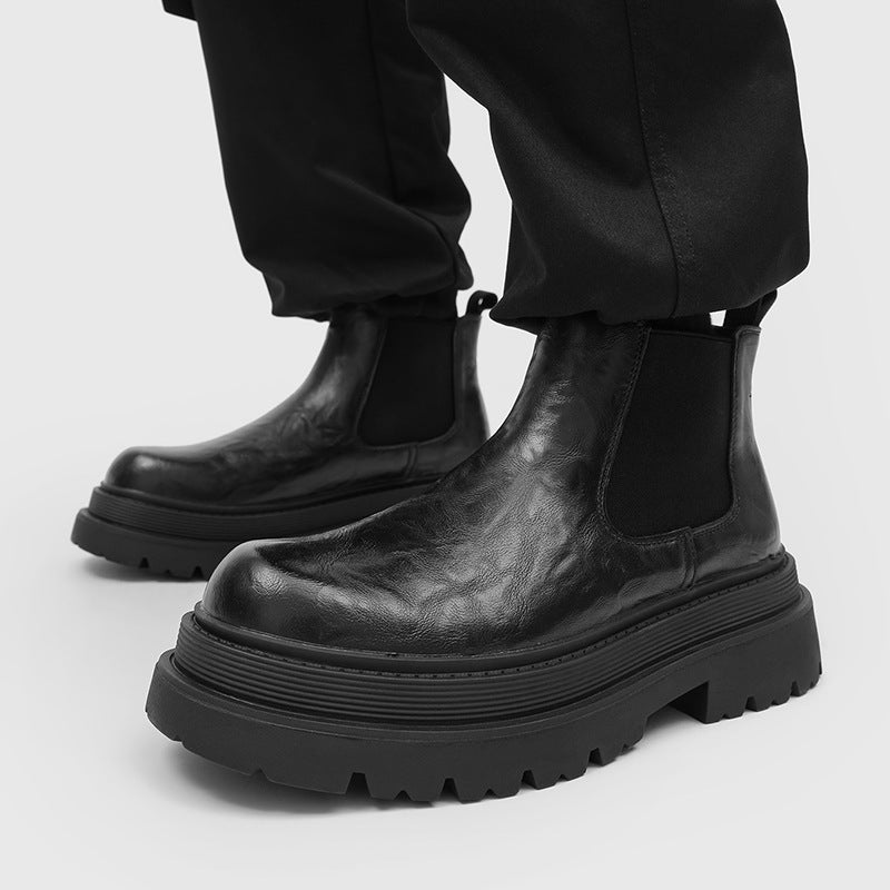 Men's Chelsea-style boots, casual