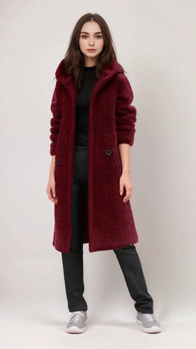 Amarae | Teddy jacket with cuddly texture