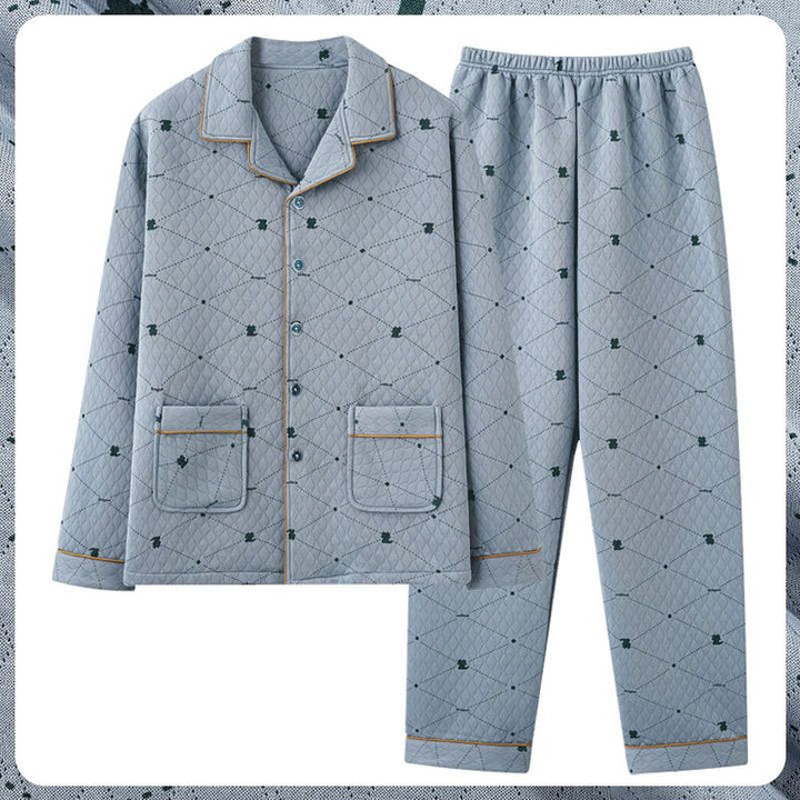 Padded men's house suit made of cotton