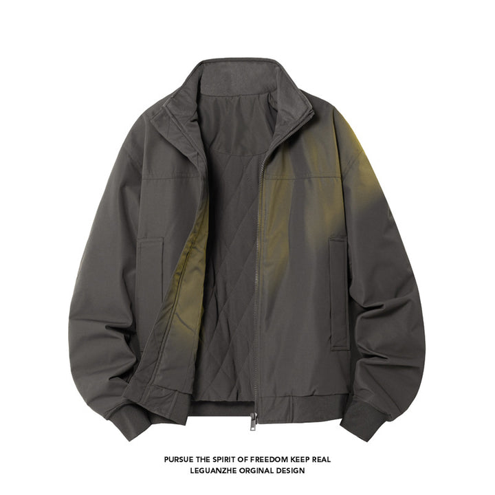 Men's flight jacket, padded, in vintage style